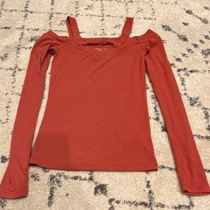 Brick Red Aeropostale Seriously Soft long sleeve top